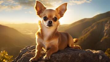 AI generated chihuahua high quality image photo