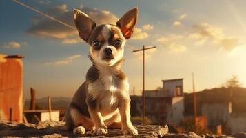 AI generated chihuahua high quality image photo