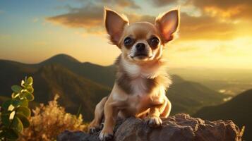 AI generated chihuahua high quality image photo