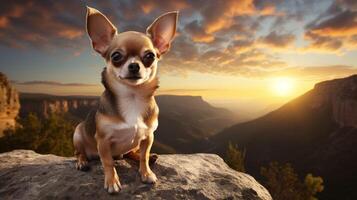 AI generated chihuahua high quality image photo