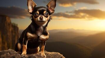 AI generated chihuahua high quality image photo