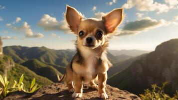 AI generated chihuahua high quality image photo