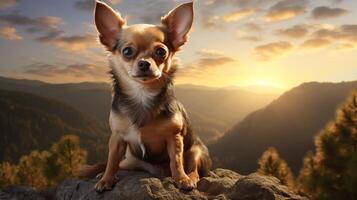 AI generated chihuahua high quality image photo