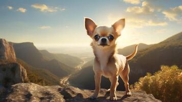 AI generated chihuahua high quality image photo