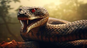 AI generated cobra high quality image photo