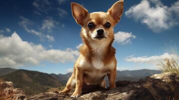 AI generated chihuahua high quality image photo