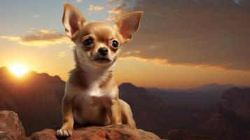 AI generated chihuahua high quality image photo