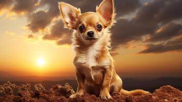 AI generated chihuahua high quality image photo