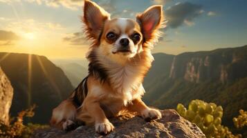 AI generated chihuahua high quality image photo