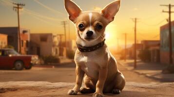 AI generated chihuahua high quality image photo