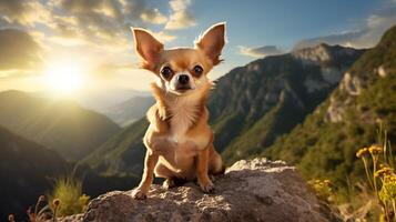 AI generated chihuahua high quality image photo