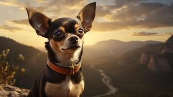 AI generated chihuahua high quality image photo