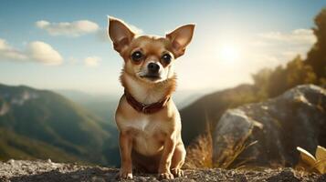 AI generated chihuahua high quality image photo