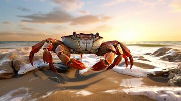 AI generated crab high quality image photo