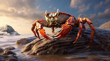 AI generated crab high quality image photo