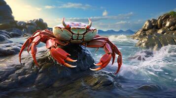 AI generated crab high quality image photo