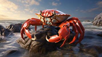 AI generated crab high quality image photo