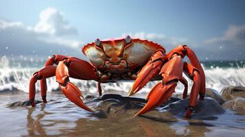 AI generated crab high quality image photo