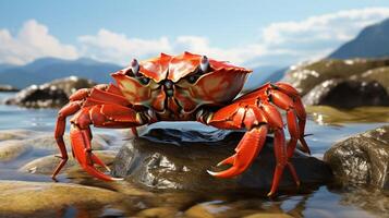 AI generated crab high quality image photo