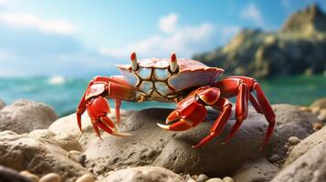 AI generated crab high quality image photo