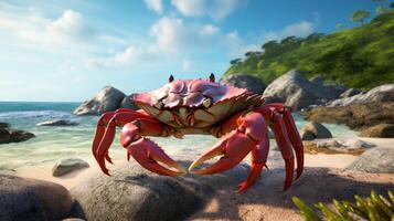 AI generated crab high quality image photo