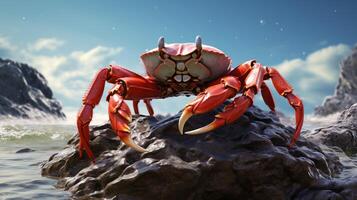 AI generated crab high quality image photo