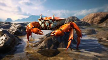 AI generated crab high quality image photo