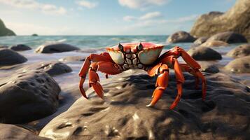 AI generated crab high quality image photo