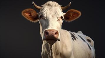ai generado vaca alto calidad imagen foto