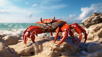 AI generated crab high quality image photo