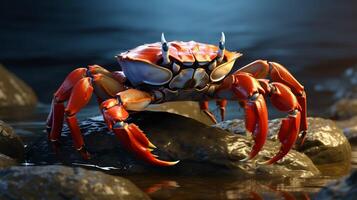 AI generated crab high quality image photo