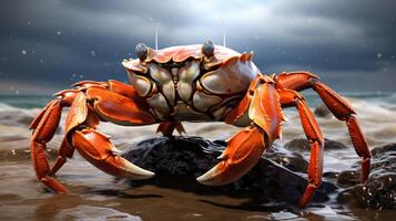 AI generated crab high quality image photo