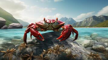 AI generated crab high quality image photo