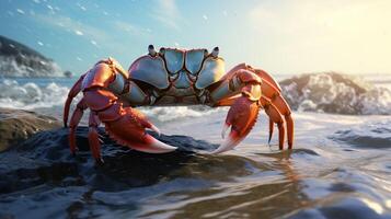 AI generated crab high quality image photo