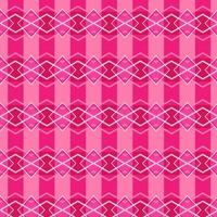 Seamless pattern image with continuous shapes, pink background. vector