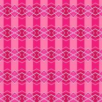 Seamless pattern image with continuous shapes, pink background. vector