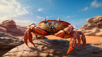 AI generated crab high quality image photo