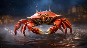 AI generated crab high quality image photo