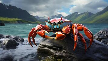 AI generated crab high quality image photo