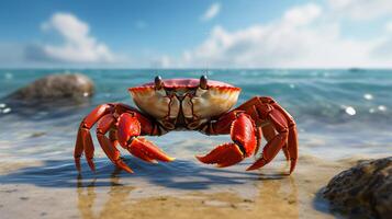 AI generated crab high quality image photo