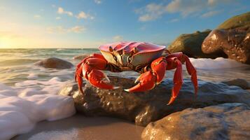 AI generated crab high quality image photo