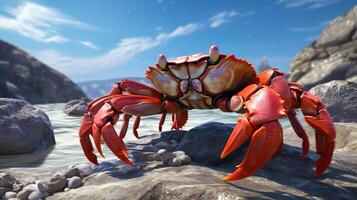 AI generated crab high quality image photo