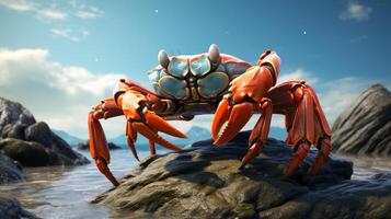 AI generated crab high quality image photo