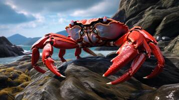 AI generated crab high quality image photo