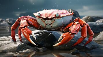 AI generated crab high quality image photo