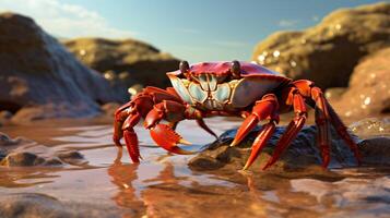 AI generated crab high quality image photo