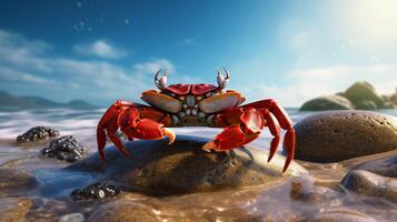 AI generated crab high quality image photo