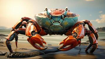 AI generated crab high quality image photo