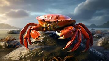 AI generated crab high quality image photo