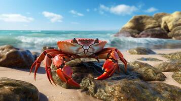 AI generated crab high quality image photo